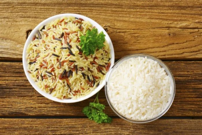 Низкокалорийный вареный рис в кулинарии