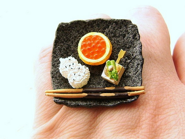 «Вкусные» кольца от японского дизайнера