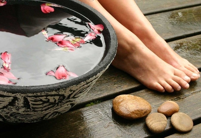 Уход за кожей: ванночки для ног