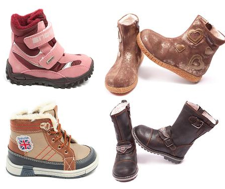 Зимняя коллекция детской обуви для девочек